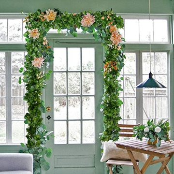 DearHouse 84 Feet Artificial Ivy Vine Green Decor