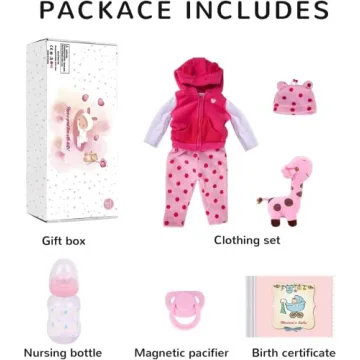 CHAREX 22 Inch Realistic Reborn Baby Doll for Kids