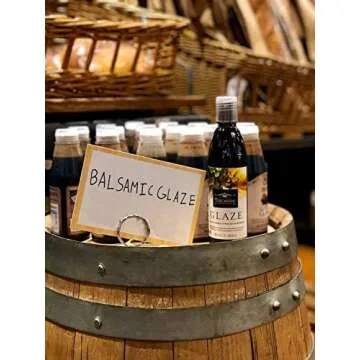 Tuscanini, Balsamic Glaze Made with Kosher Balsamic Vinegar of Modena Italy, 8.5oz bottle, Balsamic Reduction