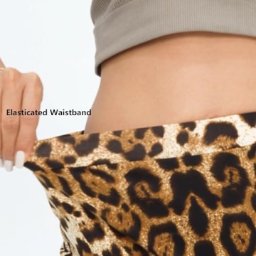 Leopard Cheetah Mini Skirt with Shorts for Women