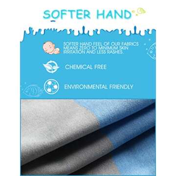 maamgic Boys Swim Trunks Toddler Swim Shorts Little Boys Bathing Suit Swimsuit Toddler Boy Swimwear,Stripe Grayblue,2 T