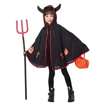 Kids Halloween Hooded Cape Cloaks Costume Birthday Halloween Christmas Costume Party Cosplay Riding Hood Outfits Fancy Dress
