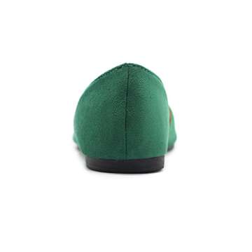 Ollio Women's Faux Suede Slip On Ballet Flats for Comfort and Style