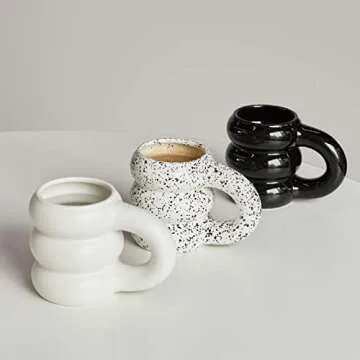 Stylish Creative Ceramic Mug with Big Grip for All