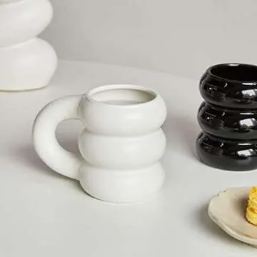 Stylish Creative Ceramic Mug with Big Grip for All