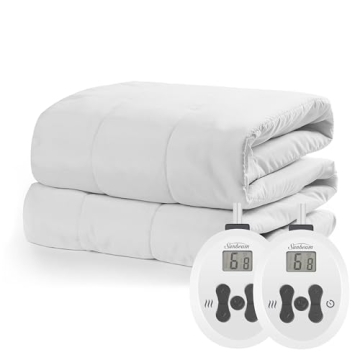 Sunbeam Quilted Heated Mattress Pad - King Size Comfort