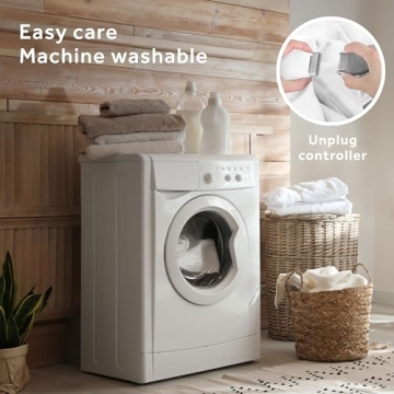 Sunbeam Quilted Heated Mattress Pad - King Size Comfort