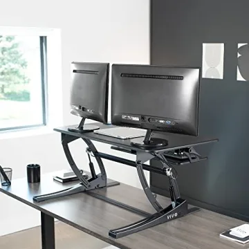 VIVO 36 inch Adjustable Desk Converter for Home & Office