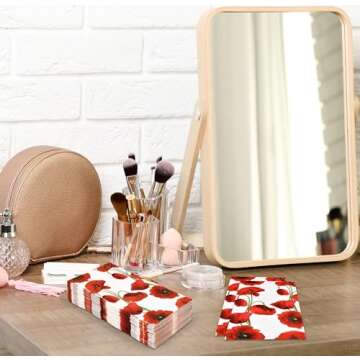 Elegant Poppy Guest Napkins – Perfect for Celebrations