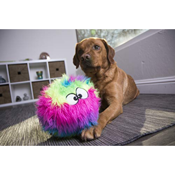 goDog Furballz Plush Dog Toy with Chew Guard Technology