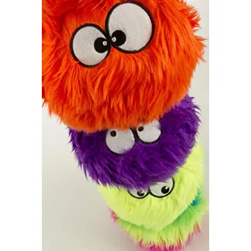 goDog Furballz Plush Dog Toy with Chew Guard Technology