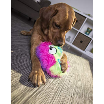 goDog Furballz Plush Dog Toy with Chew Guard Technology