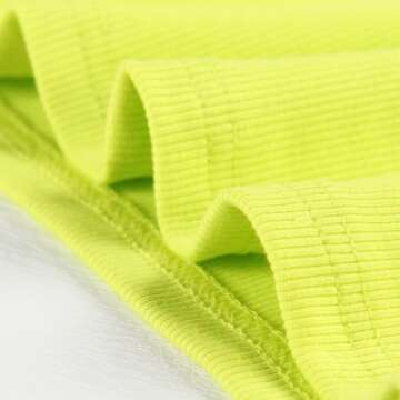 Artfish Women's Sleeveless Racerback Crop Top - Neon Lime Green