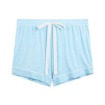 Joyaria Ladies Soft Comfy Button-Down Pajama Set  - Blue