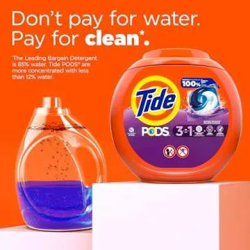 Tide PODS Laundry Detergent, 3-in-1 Powerful Clean