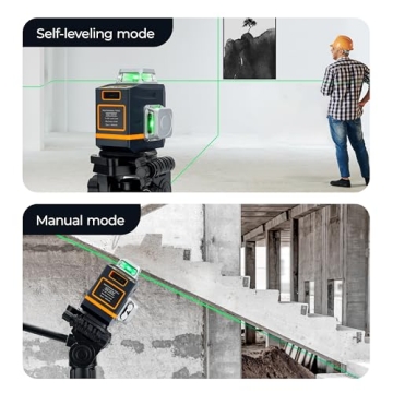CIGMAN Green Laser Level 3x360 Self Leveling Tool
