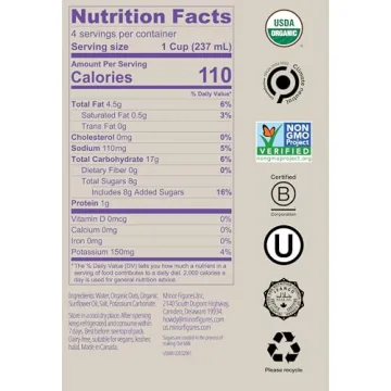 Minor Figures Organic Barista Oat Milk for Coffee Lovers