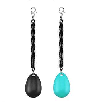 Winod Dog Training Clickers with Wrist Strap-2 Pack(Black+New Blue)