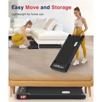 Redliro Portable Under Desk Treadmill for Home Office