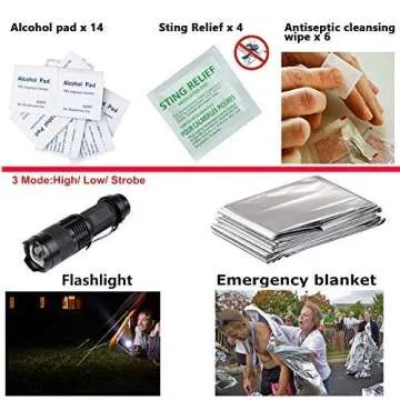 Comprehensive First Aid Kit with Masks for Every Emergency