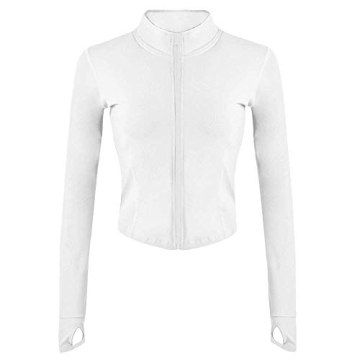 Lviefent Women's Lightweight Full Zip Track Jacket for Active Lifestyle