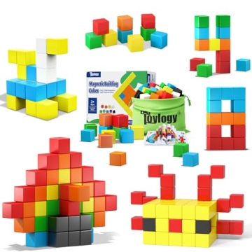 48PCS Magnetic Blocks for Toddlers Educational Fun - Perfect for STEM Learning!