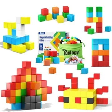 48PCS Magnetic Blocks for Toddlers Educational Fun - Perfect for STEM Learning!