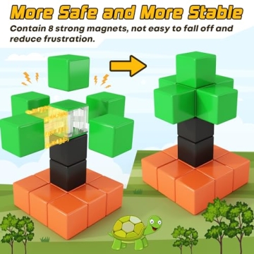 48PCS Magnetic Blocks for Toddlers Educational Toys