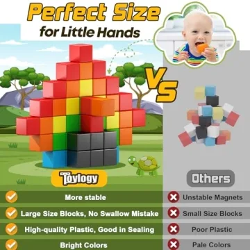48PCS Magnetic Blocks for Toddlers Educational Toys