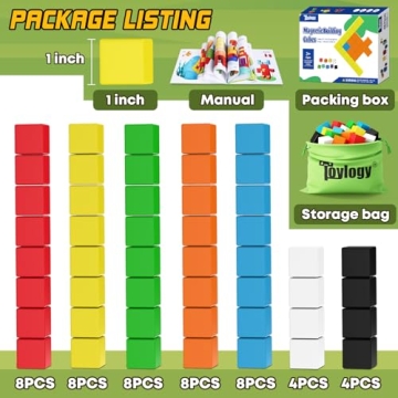 48PCS Magnetic Blocks for Toddlers Educational Toys