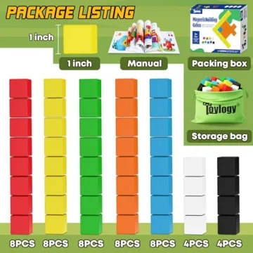 48PCS Magnetic Blocks for Toddlers Educational Toys