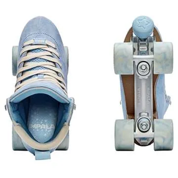 Impala Rollerskates Samira Quad Skate Dusty Blue 7 (US Men's 5, Women's 7) M