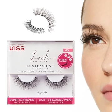 KISS Luxe Strip Lashes - Flat Technology for Natural Glam