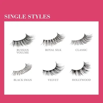 KISS Luxe Strip Lashes - Flat Technology for Natural Glam