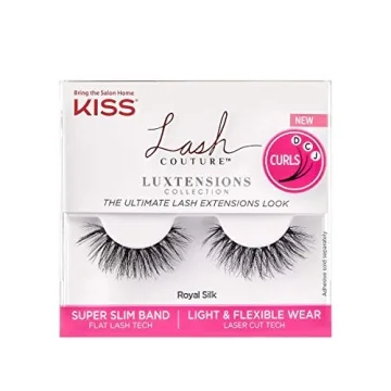 KISS Luxe Strip Lashes - Flat Technology for Natural Glam