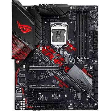 Asus Rog Strix Z390-H Gaming LGA1151 (Intel 8th and 9th Gen) ATX DDR4 DP HDMI M.2 USB 3.1 Gen2 Gigabit LAN Motherboard