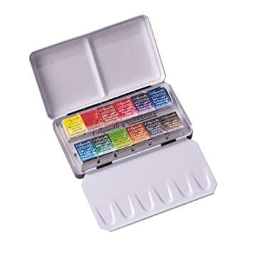 Sennelier French Artists Watercolor Travel Set, 12 Count (Pack of 1), Multicolor