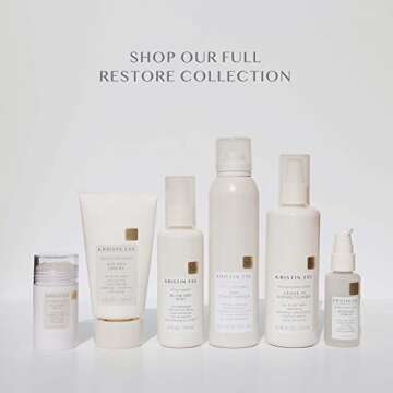 Kristin Ess Hair Style Reviving Dry Conditioner for Moisture + Shine with Heat Protectant - Softens Hair, For Oily Hair, Vegan, Color + Keratin Safe, 4.8 fl oz