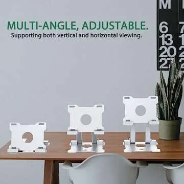 KABCON Adjustable Tablet Stand for iPad and Laptops
