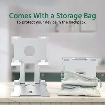 KABCON Adjustable Tablet Stand for iPad and Laptops