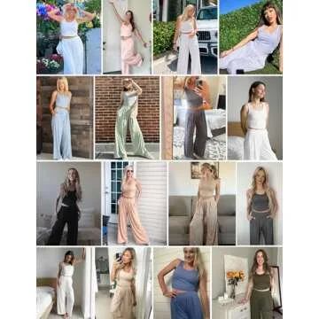 Ekouaer Women's Lounge Set - Comfy 2 Piece Pajamas