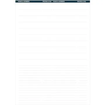 2024-2025 House of Doolittle 8.5-inch x 11-inch Academic Weekly Appointment Book, Leatherette Cover, Black (257202-25)