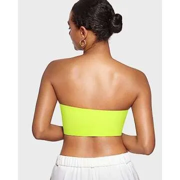 INLYRIC Women's Inbarely Strapless Bandeau Bra - Seamless Comfort