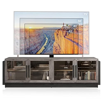 BELLEZE 70" Modern TV Stand for TVs up to 75" - Stylish Design