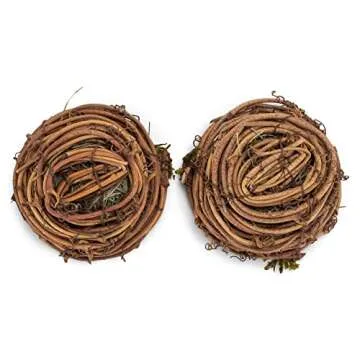 Stylish RAZ Imports Faux Bird's Nests, Easter Decor Set of 2
