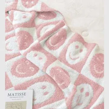 Ultra Soft Cozy Happy Blanket - Fluffy & Cheerful Design