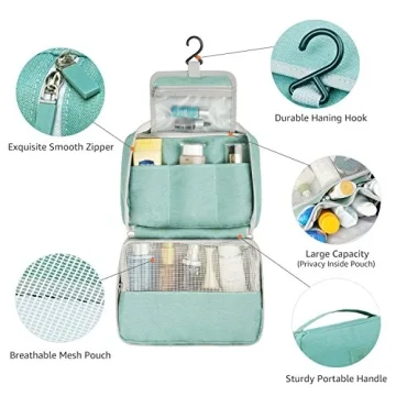 BOPIPA Toiletry Bag Travel Essentials Organizer for Everyone