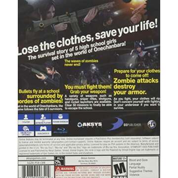 School Girl/Zombie Hunter for PlayStation 4 - Zombie Action Fun