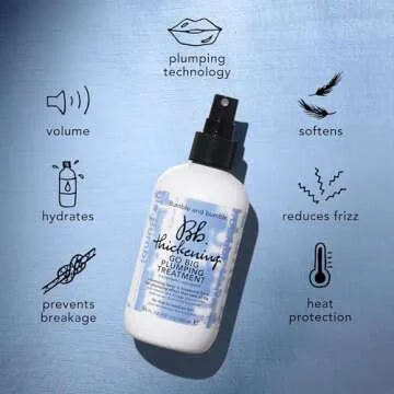 Bumble and bumble. Thickening Go Big Plumping Hair Treatment Spray | Heat Protection | Softening + Defining | Straight to Wavy, 8.5 Fl Oz