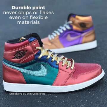 Jacquard Lumiere 2.25oz Fabric Paint Halo Blue Gold - Metallic Paint for Fabric, Leather, Canvas, Paper and Wood - Light-bodied Metallic Acrylic Paint - Lightfast & Vibrant Metallic Acrylic Paints